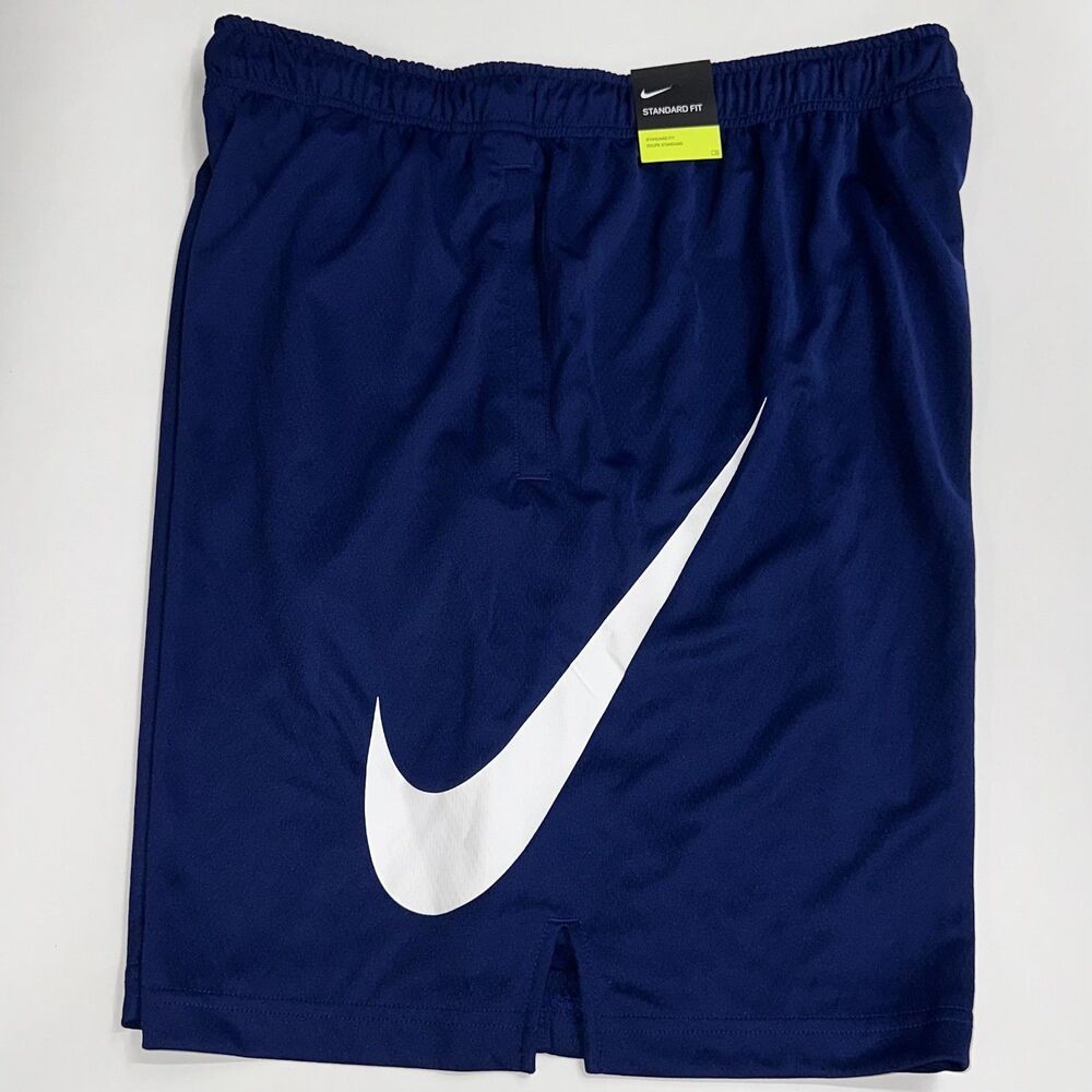 Nike Mens 9" Mesh Shorts HBR Basketball Navy Blue Size 2XL Pockets CN9773 492